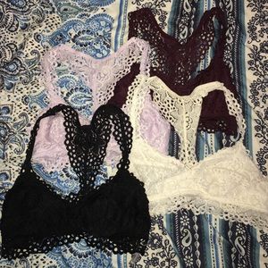 🌸CUTE & VERSATILE AERIE LACE BRALETTES🌸